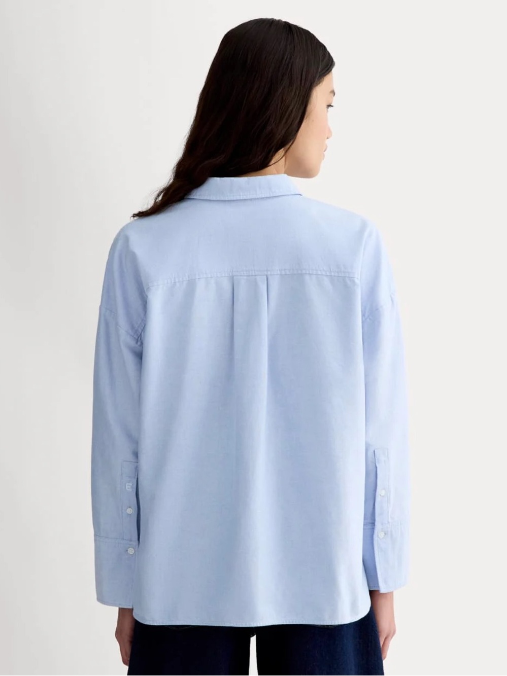 Everlane Boxy Oxford Blue L - Picture 2 of 6